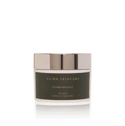 DermaBright MD Pads — Brightening Exfoliant by AziMD Skincare, dermatologist-formulated by Dr. Azadeh Shirazi